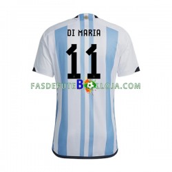 Camisola 1º Equipamento Seleção Argentina Di Maria 11 World Cup 2022 Manga Curta ,Homem