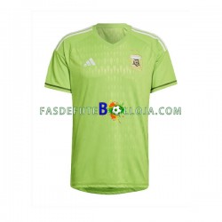 Camisola Guarda-redes 2º Equipamento Seleção Argentina World Cup 2022 Manga Curta ,Homem