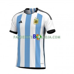 Camisola 1º Equipamento Seleção Argentina World Cup 2022 Manga Curta ,Homem