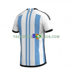 Camisola 1º Equipamento Seleção Argentina World Cup 2022 Manga Curta ,Homem