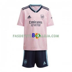 Camisola 3º Equipamento Arsenal 2022-2023 Manga Curta ,Criança