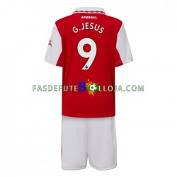 Camisola 1º Equipamento Arsenal Gabriel Jesus 9 2022-2023 Manga Curta ,Criança