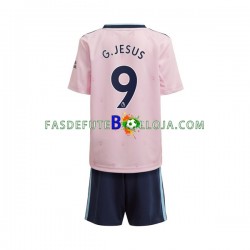 Camisola 3º Equipamento Arsenal Gabriel Jesus 9 2022-2023 Manga Curta ,Criança