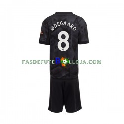 Camisola 2º Equipamento Arsenal Odegaard 8 2022-2023 Manga Curta ,Criança