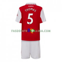 Camisola 1º Equipamento Arsenal Thomas Partey 5 2022-2023 Manga Curta ,Criança