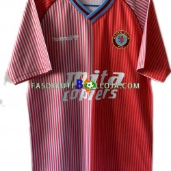 Camisola 1º Equipamento Aston Villa 1988 Manga Curta Retro ,Homem