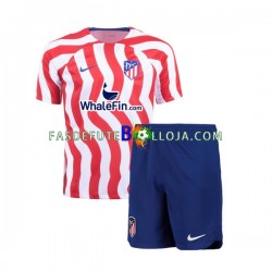 Camisola 1º Equipamento Atlético Madrid 2022-2023 Manga Curta ,Criança