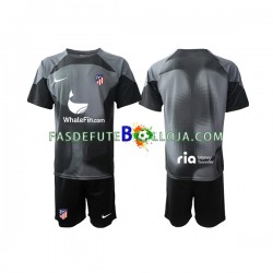 Camisola Guarda-redes 2º Equipamento Atlético Madrid 2022-2023 Manga Curta ,Criança Camisola Guarda-redes 2º Equipamento Atlético Madrid 2022-2023 Manga Curta ,Criança