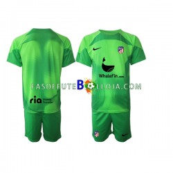 Camisola Guarda-redes 1º Equipamento Atlético Madrid 2022-2023 Manga Curta ,Criança Camisola Guarda-redes 1º Equipamento Atlético Madrid 2022-2023 Manga Curta ,Criança