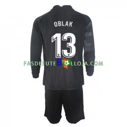 Camisola Guarda-redes 2º Equipamento Atlético Madrid Jan Oblak 13 2021-2022 Manga Comprida ,Criança
