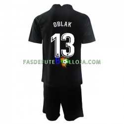 Camisola Guarda-redes 2º Equipamento Atlético Madrid Jan Oblak 13 2021-2022 Manga Curta ,Criança