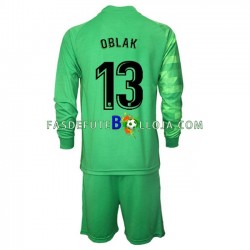 Camisola Guarda-redes 3º Equipamento Atlético Madrid Jan Oblak 13 2021-2022 Manga Comprida ,Criança