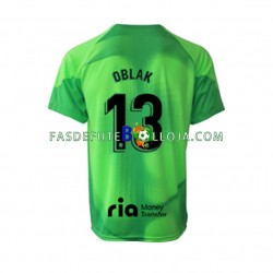 Camisola Guarda-redes 1º Equipamento Atlético Madrid Jan Oblak 13 2022-2023 Manga Curta ,Homem
