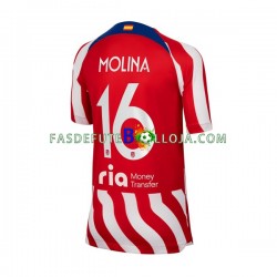Camisola 1º Equipamento Atlético Madrid Nahuel Molina 16 2022-2023 Manga Curta ,Homem