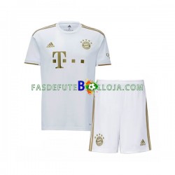 Camisola 2º Equipamento Bayern de Munique 2022-2023 Manga Curta ,Criança