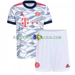 Camisola 3º Equipamento Bayern de Munique 2021-2022 Manga Curta ,Criança