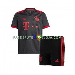 Camisola 3º Equipamento Bayern de Munique 2022-2023 Manga Curta ,Criança