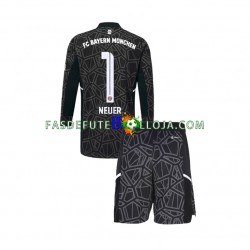 Camisola Guarda-redes 2º Equipamento Bayern de Munique Manuel Neuer 1 2022-2023 Manga Comprida ,Criança