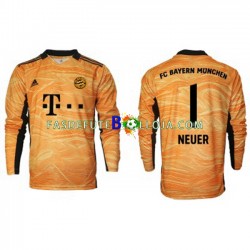 Camisola Guarda-redes 1º Equipamento Bayern de Munique Manuel Neuer 1 2021-2022 Manga Comprida ,Homem