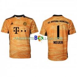 Camisola Guarda-redes 1º Equipamento Bayern de Munique Manuel Neuer 1 2021-2022 Manga Curta ,Homem