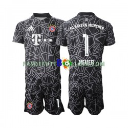 Camisola Guarda-redes 1º Equipamento Bayern de Munique Manuel Neuer 1 2022-2023 Manga Curta ,Criança