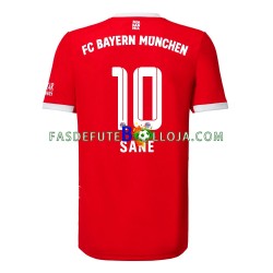 Camisola 1º Equipamento Bayern de Munique Sane 10 2022-2023 Manga Curta ,Homem