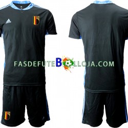 Camisola Guarda-redes 1º Equipamento Seleção Belga Euro 2020 Manga Curta ,Criança