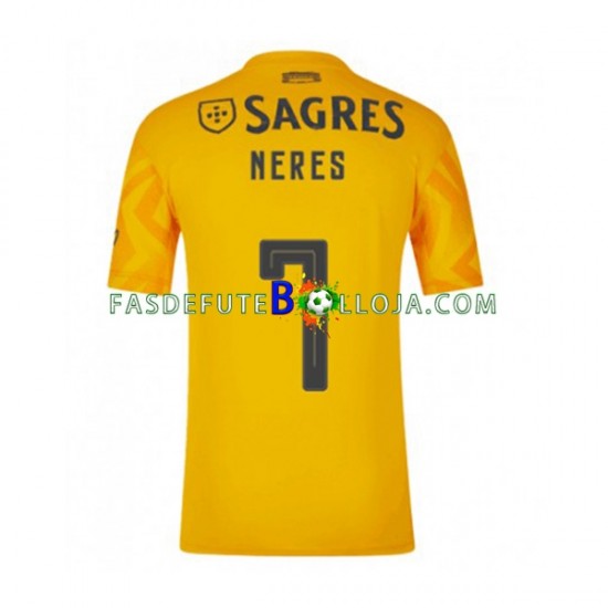 Camisola 2º Equipamento Benfica David Neres 7 2022-2023 Manga Curta ,Homem Camisola 2º Equipamento Benfica David Neres 7 2022-2023 Manga Curta ,Homem
