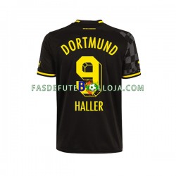 Camisola 2º Equipamento Borussia Dortmund Sebastien Haller 9 2022-2023 Manga Curta ,Homem