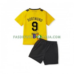 Camisola 1º Equipamento Borussia Dortmund Sebastien Haller 9 2022-2023 Manga Curta ,Criança
