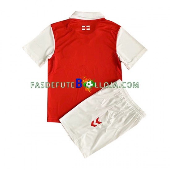 Camisola 1º Equipamento Bristol City 2022-2023 Manga Curta ,Criança