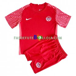 Camisola 1º Equipamento Seleção Canadense 2021 Manga Curta ,Criança