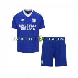 Camisola 1º Equipamento Cardiff City 2022-2023 Manga Curta ,Criança