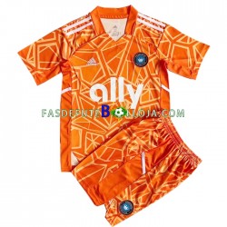 Camisola Guarda-redes 2º Equipamento Charlotte FC 2022-2023 Manga Curta ,Criança