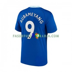 Camisola 1º Equipamento Chelsea Aubameyang 9 2022-2023 Manga Curta ,Homem