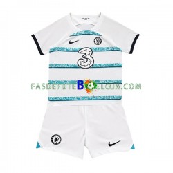 Camisola 2º Equipamento Chelsea 2022-2023 Manga Curta ,Criança