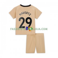Camisola 3º Equipamento Chelsea Havertz 29 2022-2023 Manga Curta ,Criança