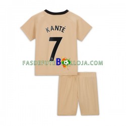 Camisola 3º Equipamento Chelsea Kante 7 2022-2023 Manga Curta ,Criança