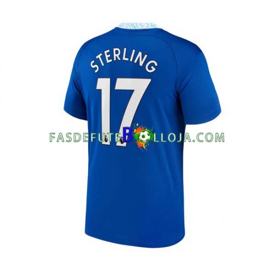 Camisola 1º Equipamento Chelsea Raheem Sterling 17 2022-2023 Manga Curta ,Homem Camisola 1º Equipamento Chelsea Raheem Sterling 17 2022-2023 Manga Curta ,Homem