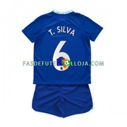Camisola 1º Equipamento Chelsea T. Silva 6 2022-2023 Manga Curta ,Criança