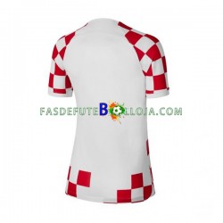 Camisola 1º Equipamento Seleção Croata World Cup 2022 Manga Curta ,Feminina