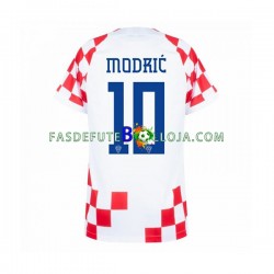 Camisola 1º Equipamento Seleção Croata Modrić 10 World Cup 2022 Manga Curta ,Homem