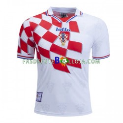 Camisola 1º Equipamento Seleção Croata 1998 Manga Curta Retro ,Homem