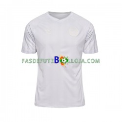Camisola 2º Equipamento Seleção Dinamarquesa World Cup 2022 Manga Curta ,Homem