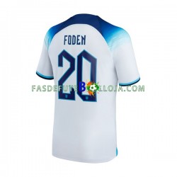 Camisola 1º Equipamento Seleção Inglesa Foden 20 World Cup 2022 Manga Curta ,Homem
