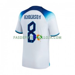 Camisola 1º Equipamento Seleção Inglesa Henderson 8 World Cup 2022 Manga Curta ,Homem