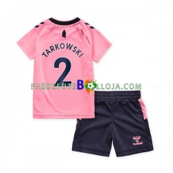 Camisola 2º Equipamento Everton James Tarkowski 2 2022-2023 Manga Curta ,Criança
