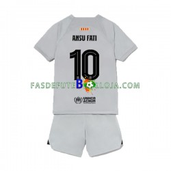 Camisola 3º Equipamento FC Barcelona Ansu Fat 10 2022-2023 Manga Curta ,Criança