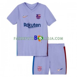 Camisola 2º Equipamento FC Barcelona 2021-2022 Manga Curta ,Criança