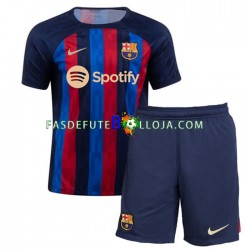 Camisola 1º Equipamento FC Barcelona 2022-2023 Manga Curta ,Criança